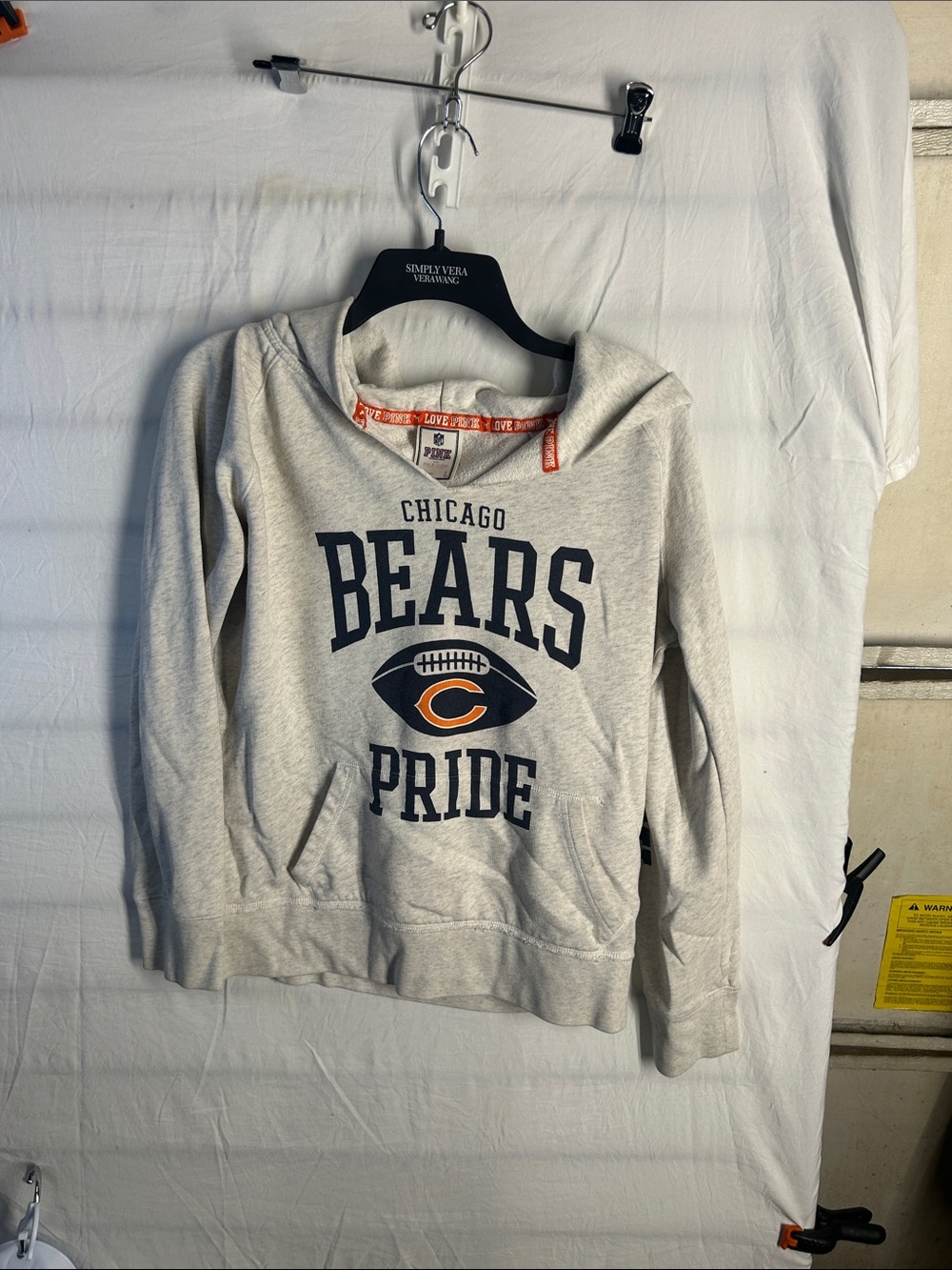 Chicago Bears Pride Hoodie Sweatshirt - Gray